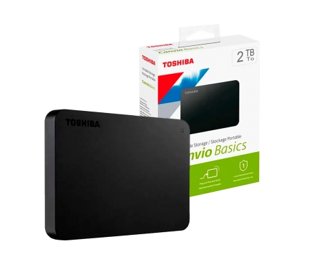 Disco Externo Toshiba Canvio Basics 2TB  - 1
