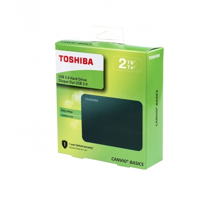 Disco Externo Toshiba Canvio 2TB  - 1