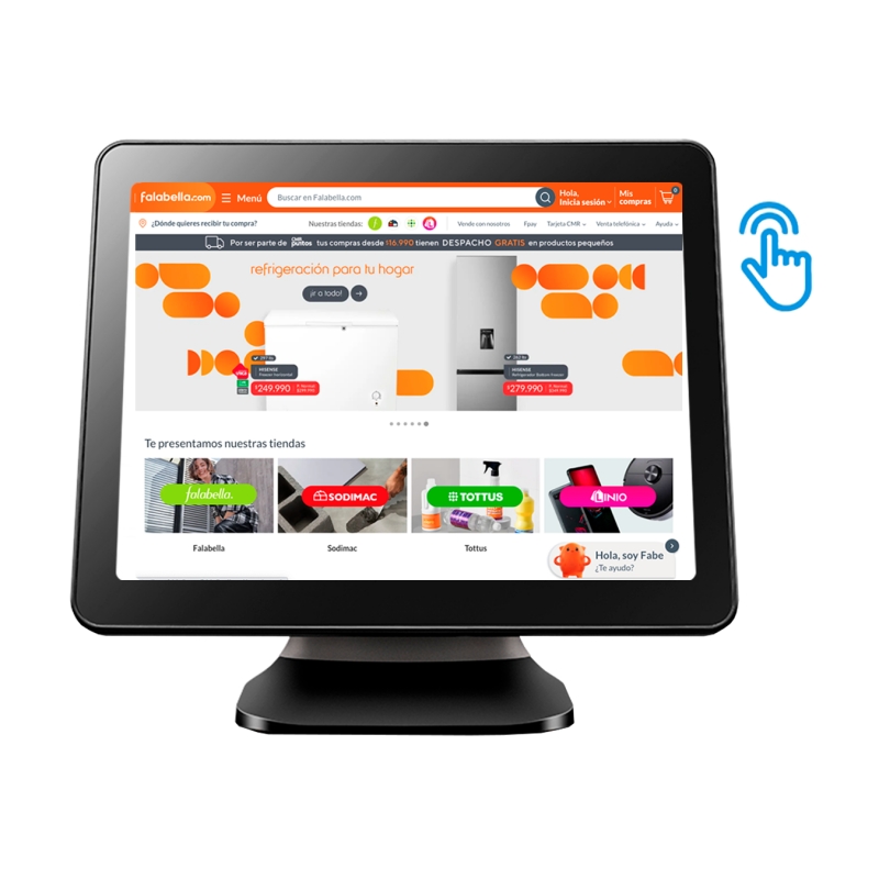 Punto de Venta - PC AIO Táctil, POS, Semi Industrial EUCCOI EC302A - 1 Punto de Venta - PC AIO Táctil, POS, Semi Industrial EUCCOI EC302A - 1