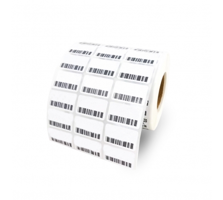 Punto de Venta - Rollo 6000 Etiquetas de Papel Adhesivas 30x20mm para Codigo de Barras  - 1