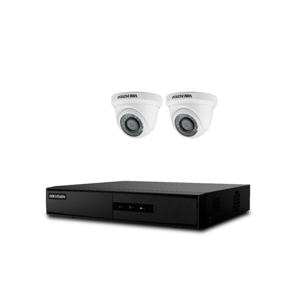 Kit Camaras x2 HD 720P Hikvision  - 1