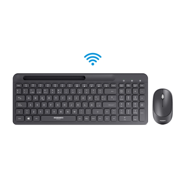 Kit Teclado Mouse Inalambrico Quantum WT805 Micronics  - 1