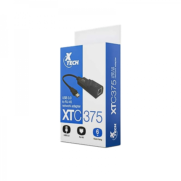 XTECH USB Adaptador Ethernet  XTC375 USB 3.0  - 1