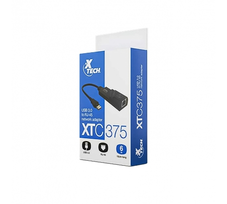 XTECH USB Adaptador Ethernet  XTC375 USB 3.0  - 1