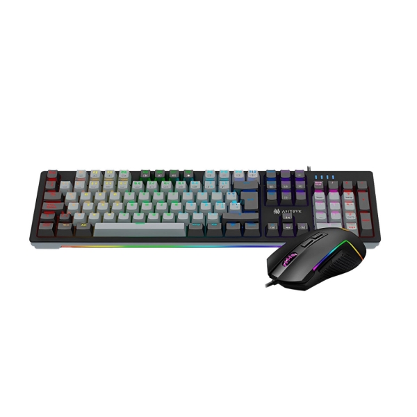 KIT GAMING TECLADO MECANICO MOUSE ANTRYX GC-5600  BLUE SWITCH  - 1