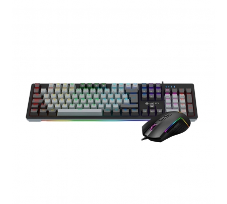 KIT GAMING TECLADO MECANICO MOUSE ANTRYX GC-5600  BLUE SWITCH  - 1