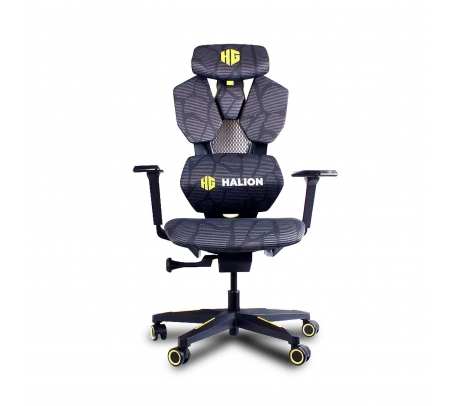 Silla GAMER HALION BATTLE-E  BLACK-YELLOW  - 1