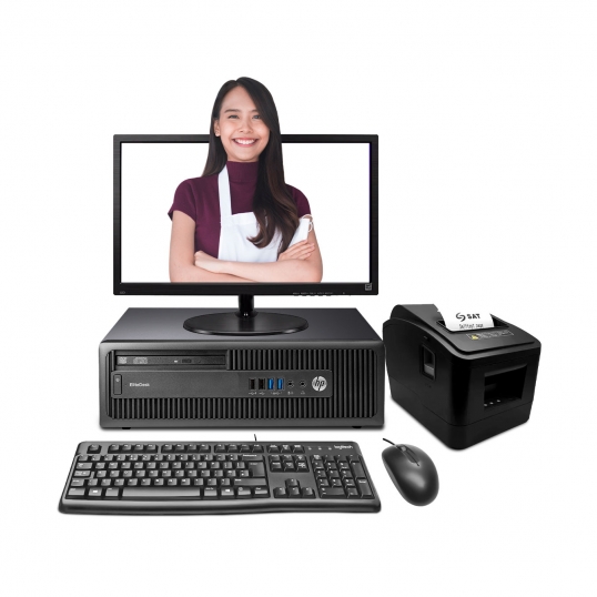 Punto de Venta - Computadora HP 800 G3 Intel Core i5 6th + Ticketera Térmica - 1