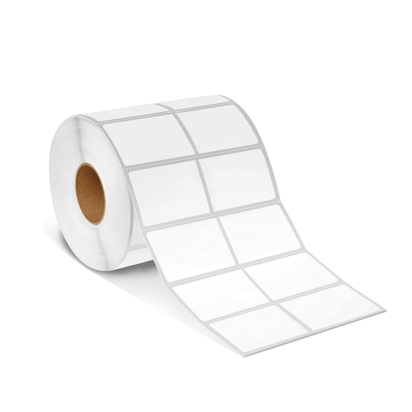 Punto de Venta - 3000 Etiquetas de Papel Adhesivas 50x25mm para Codigo de Barras - 1