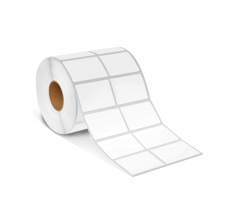 Punto de Venta - 3000 Etiquetas de Papel Adhesivas  50x25mm para Codigo de Barras  - 1
