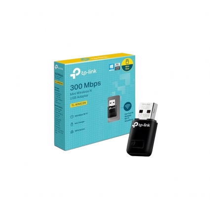 Mini Adaptador USB WIFI TP-LINK TL-WN823N MINI 300MBPS  - 1