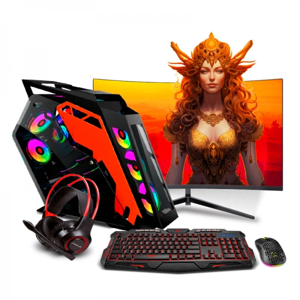 PC Gamer K-PLUS Orange Core i7 14700F 14th - 1