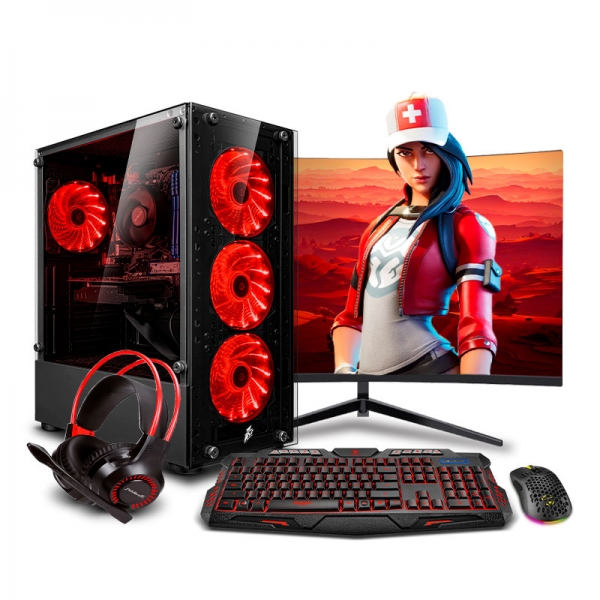 PC Gamer Hiper Haku Red Ryzen 5 8600G  - 1