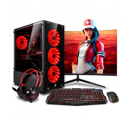 PC Gamer Hiper Haku Red Ryzen 5 8600G  - 1