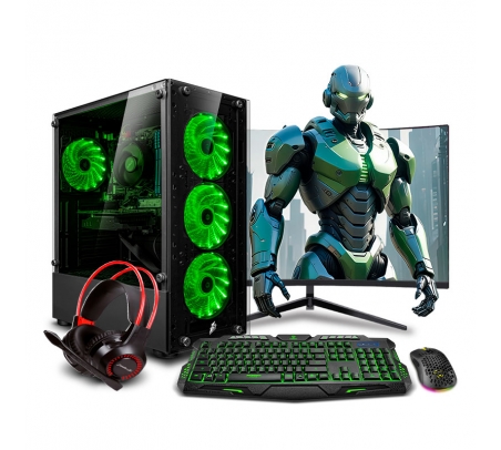 PC Gamer Haku Green Plus Ryzen 7 8700G  - 1
