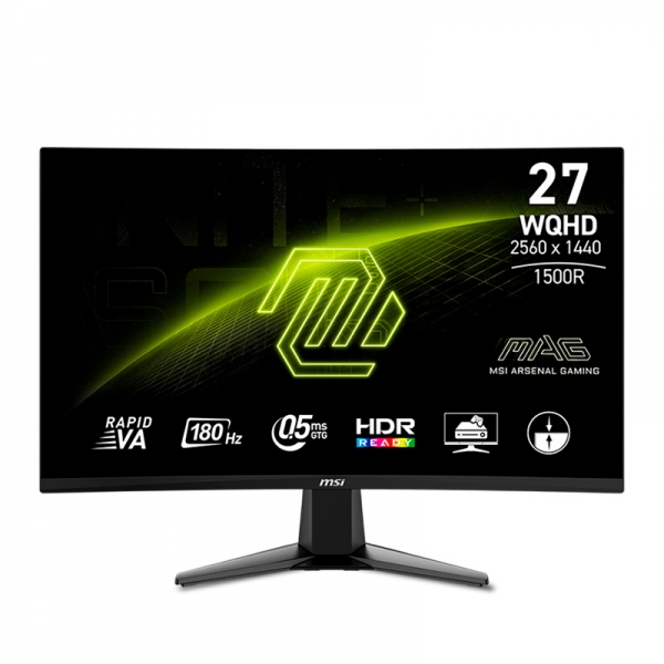 Monitor Curvo MSI MAG 27CQ6F DE 27" 2K 180Hz  - 1