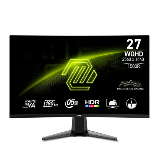Monitor Curvo MSI MAG 27CQ6F DE 27" 2K 180Hz  - 1