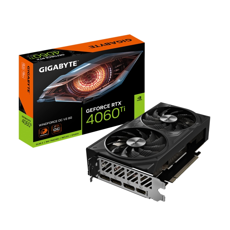 Tarjeta de video GIGABYTE GeForce RTX 4060Ti 8GB WINDFORCE OC - 1 Tarjeta de video GIGABYTE GeForce RTX 4060Ti 8GB WINDFORCE OC - 1