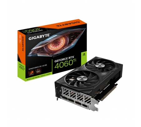 Tarjeta de video GIGABYTE GeForce RTX 4060Ti 8GB WINDFORCE OC  - 1