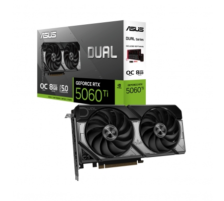Tarjeta de video ASUS Dual GeForce RTX5060Ti  8GB GDDR7 OC Edition  - 1
