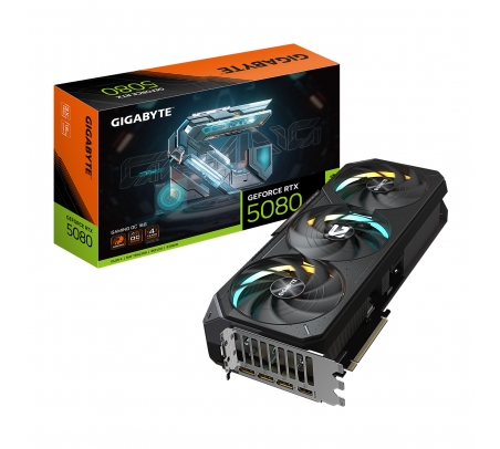 Tarjeta de video GIGABYTE GeForce RTX5080 16GB  GAMING OC  - 1