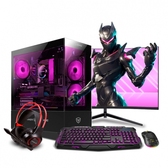 PC Gamer Falkor Pink Plus Core i5 14400F 14th - 1