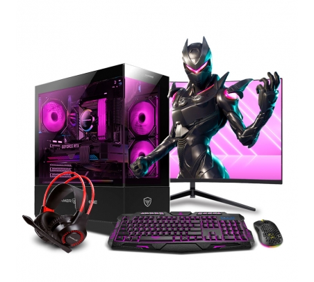 PC Gamer Falkor Pink Plus Core i5 14400F 14th  - 1