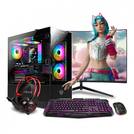 PC Gamer Storm Pink Plus Ryzen 5 5500X3D  - 1
