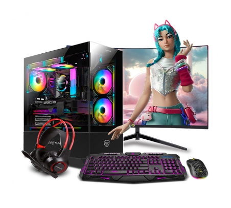 PC Gamer Storm Pink Plus Ryzen 5 5500X3D  - 1