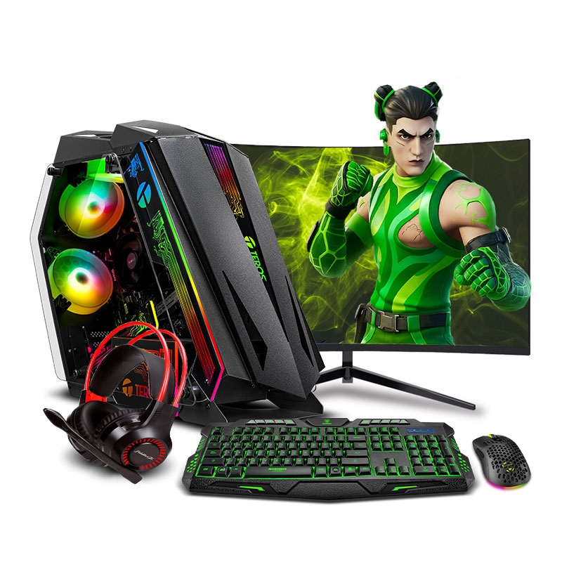 PC Gamer Falkor Green Ryzen 5 5500X3D - 1 PC Gamer Falkor Green Ryzen 5 5500X3D - 1