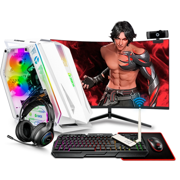 PC Gamer Haku Red Plus Ryzen 7 5700G - 1