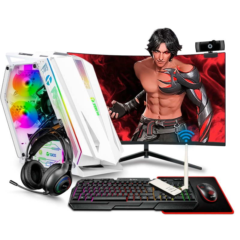 PC Gamer Haku Red Plus Ryzen 7 5700G  - 1