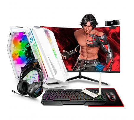 PC Gamer Haku Red Plus Ryzen 7 5700G  - 1