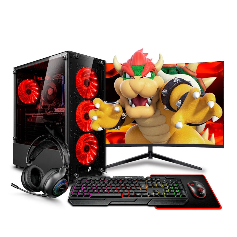 PC Gamer Draco Red Core I7 8th - 1 PC Gamer Draco Red Core I7 8th - 1