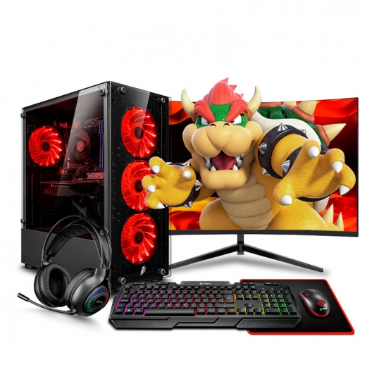 PC Gamer Draco Red Core I7 8th - 1