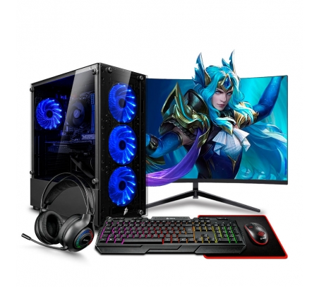 PC Gamer Draco Blue Core i3 14100F 14th  - 1