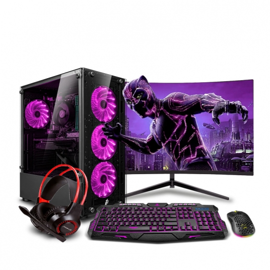 PC Gamer Draco Pink Core i7 10700F 10th - 1