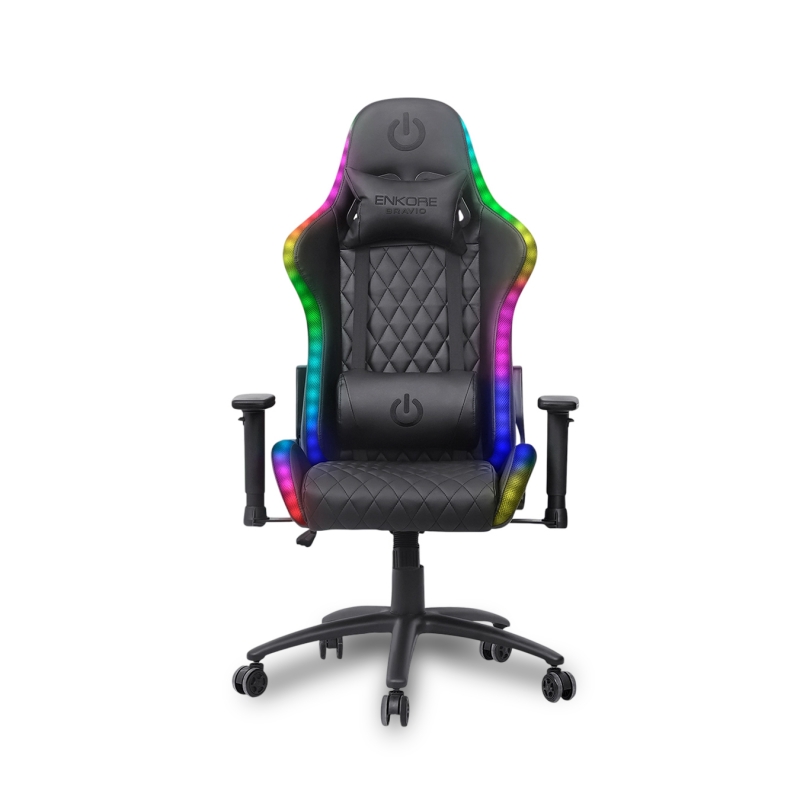 SILLA GAMER Bravio - ENC GC1002+RGB  - 1