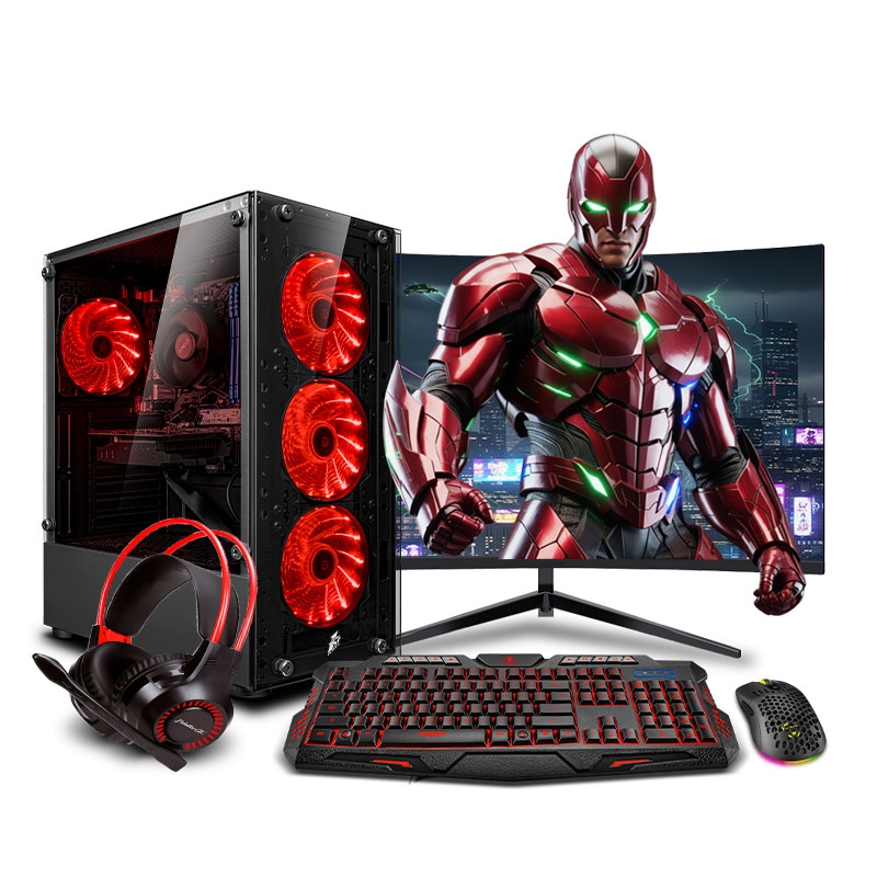 PC Gamer Draco Red Core i7 10700F 10th  - 1