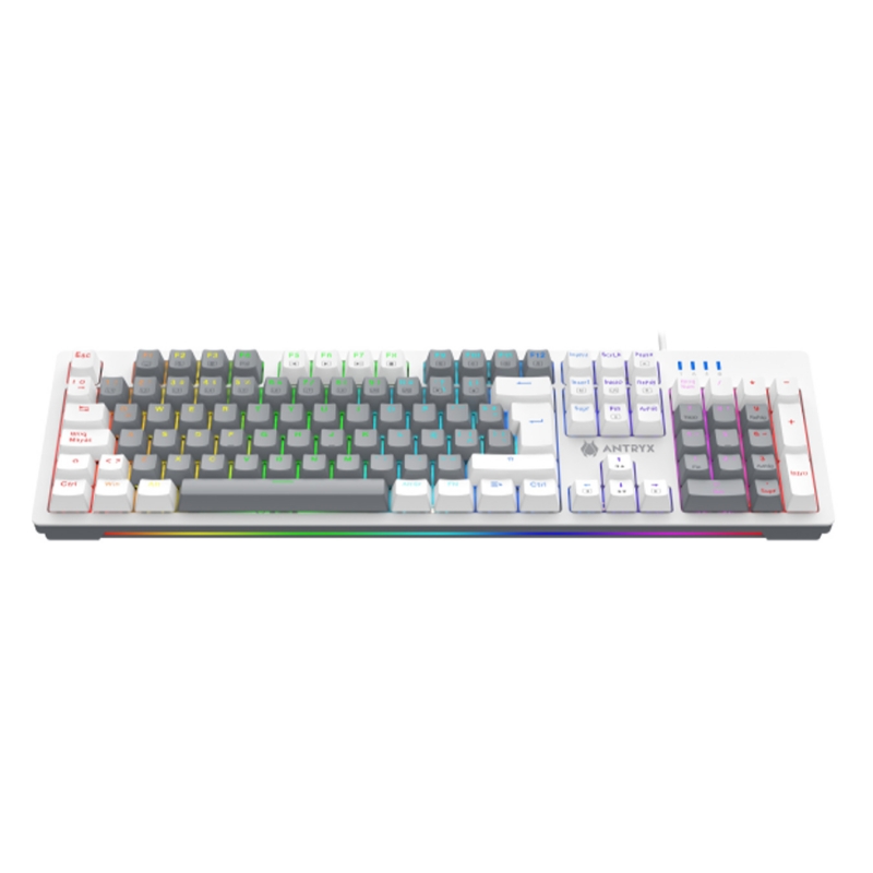 Teclado MECANICO ANTRYX MK860L White  - 1