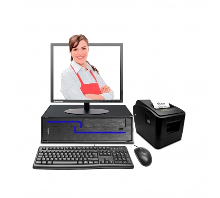 Punto de Venta - Computadora Derby Slim Core i5 + Ticketera Térmica  - 1