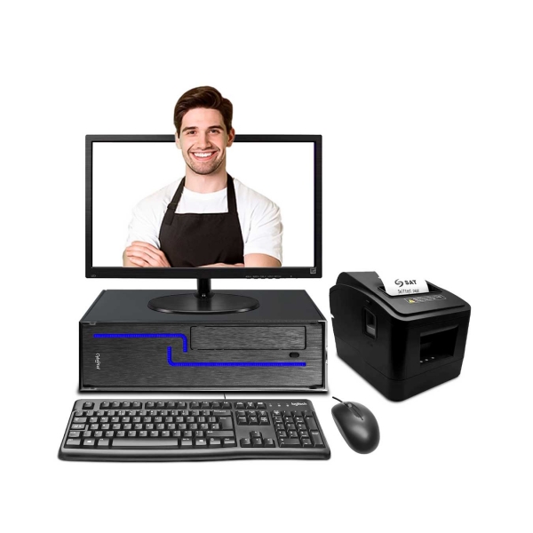 Punto de Venta - Computadora Derby Slim Core i5 + Ticketera Térmica - 1