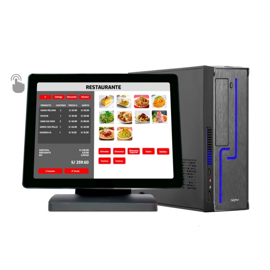Punto de Venta - Computadora Derby Slim Core i5 + Pantalla táctil multipunto - 1