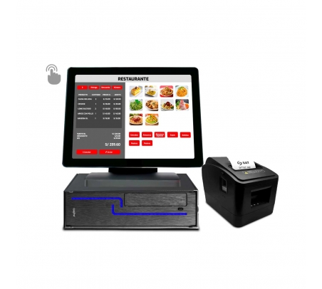 Punto de Venta - Computado Derby Slim Core i5 + Pantalla táctil multipunto + Ticketera Termica  - 1