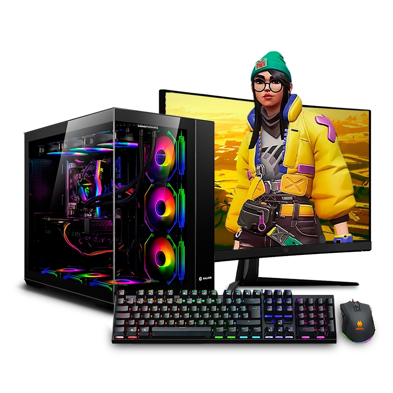 Gamer Falkor Tank RGB Yellow 9 9950X  - 1
