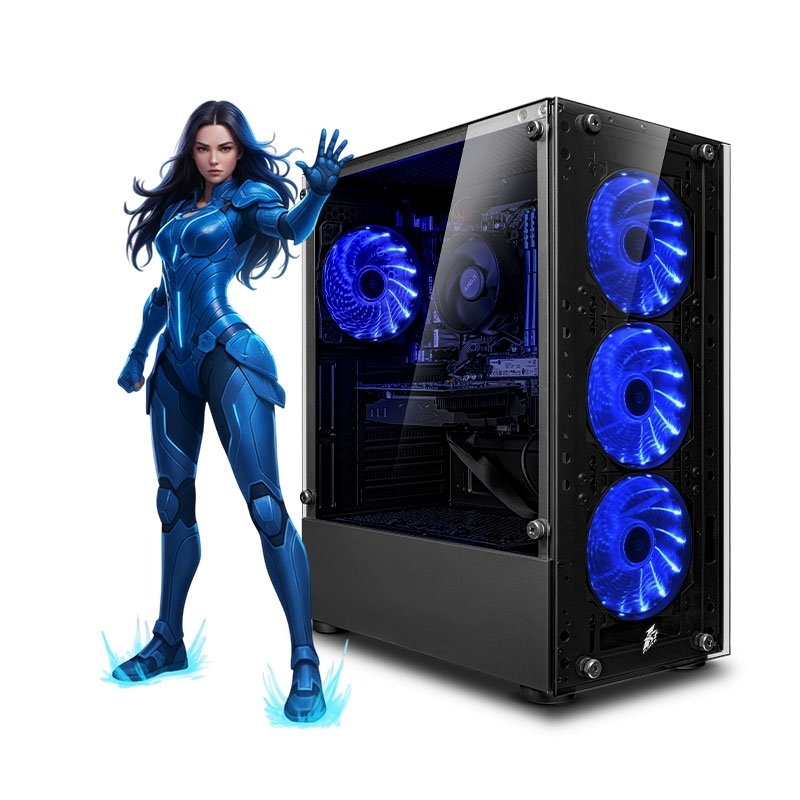 CPU Gamer Storm Blue Plus Ryzen 5 5600X - 1 CPU Gamer Storm Blue Plus Ryzen 5 5600X - 1