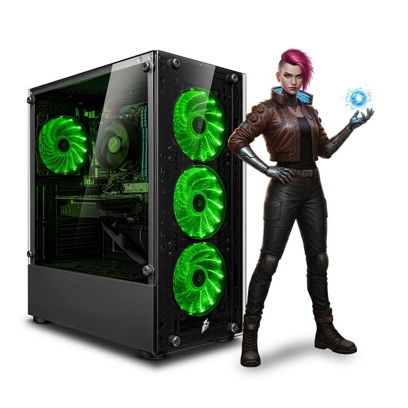 CPU Gamer Hydra Green Ryzen 7 5700G - 1 CPU Gamer Hydra Green Ryzen 7 5700G - 1