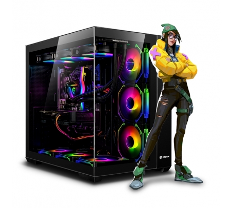 CPU Gamer Falkor Tank Yellow RYZEN 9 9950X  - 1
