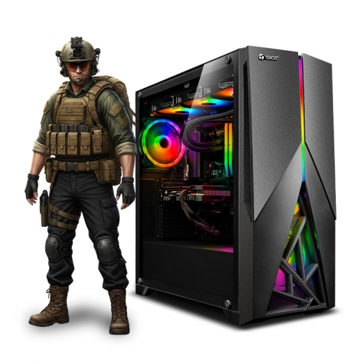 CPU Core i9-12900KF Gamer View 51Glass Yellow Plus - 1