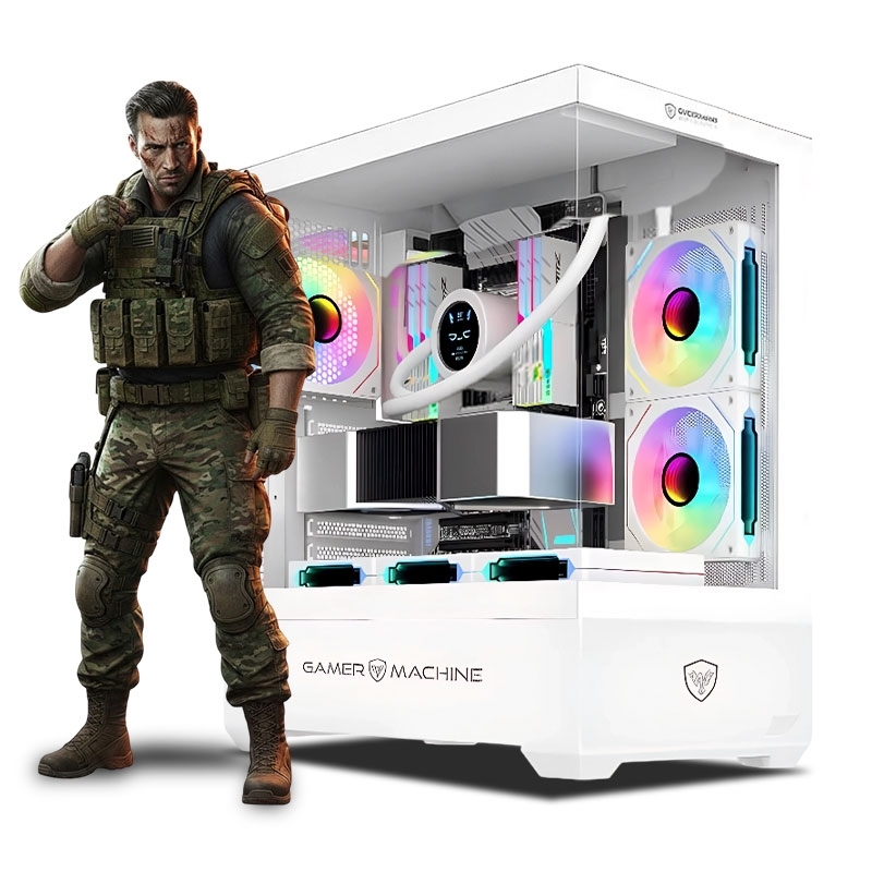 CPU Gamer Falkor White Plus Ryzen 7 8700F - 1 CPU Gamer Falkor White Plus Ryzen 7 8700F - 1